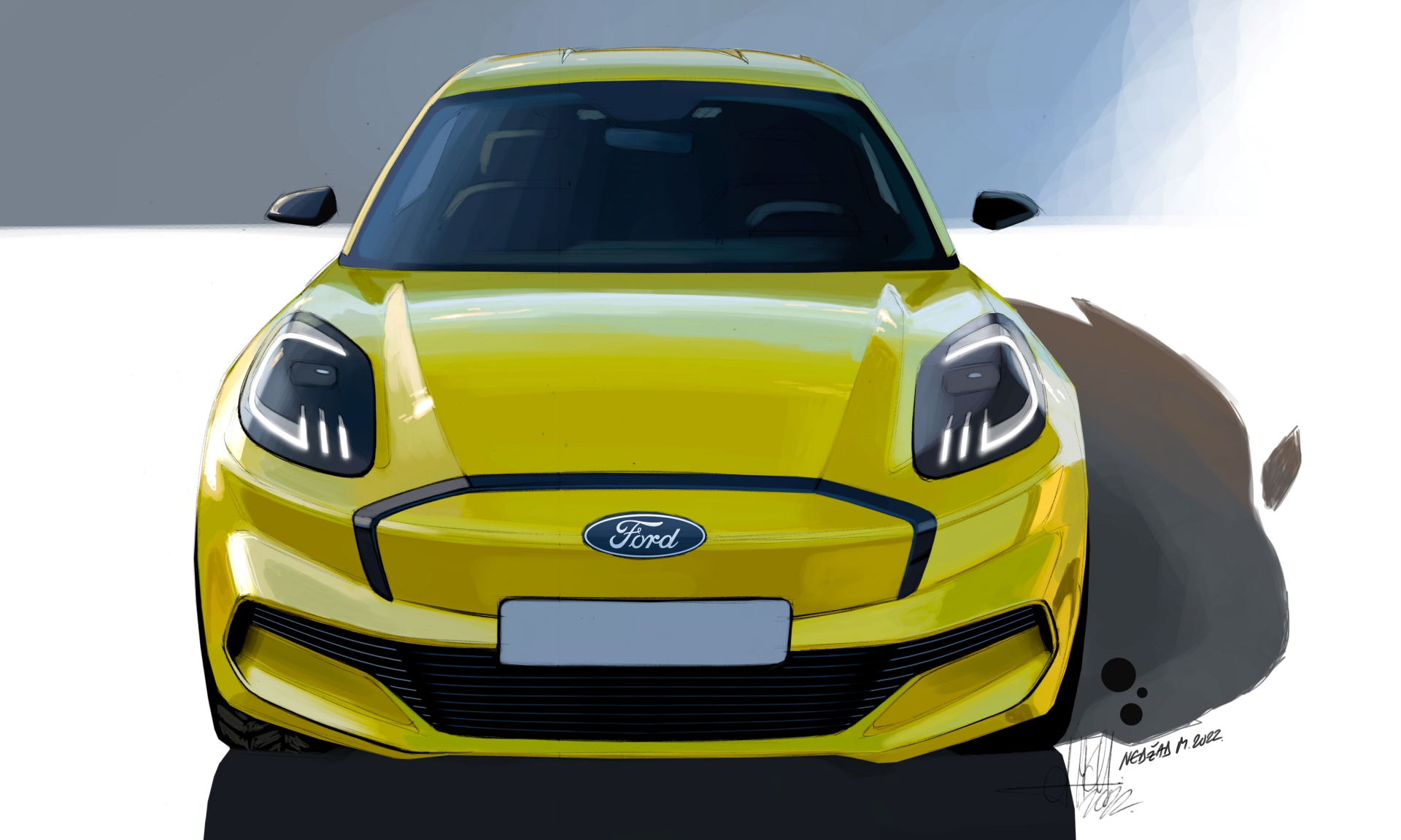 El nuevo Ford Puma eléctrico destaca por su diseño moderno y aerodinámico.