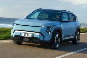 SUV eléctrico Kia con un diseño moderno y funcional. SUV eléctrico Kia con un diseño moderno y funcional.