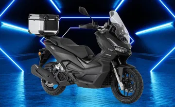 La Linhai ADV Buck 125 destaca por su diseño moderno y funcional, ideal para la ciudad.