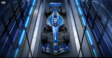 El nuevo monoplaza de F1 para 2026 presenta un diseño aerodinámico vanguardista.