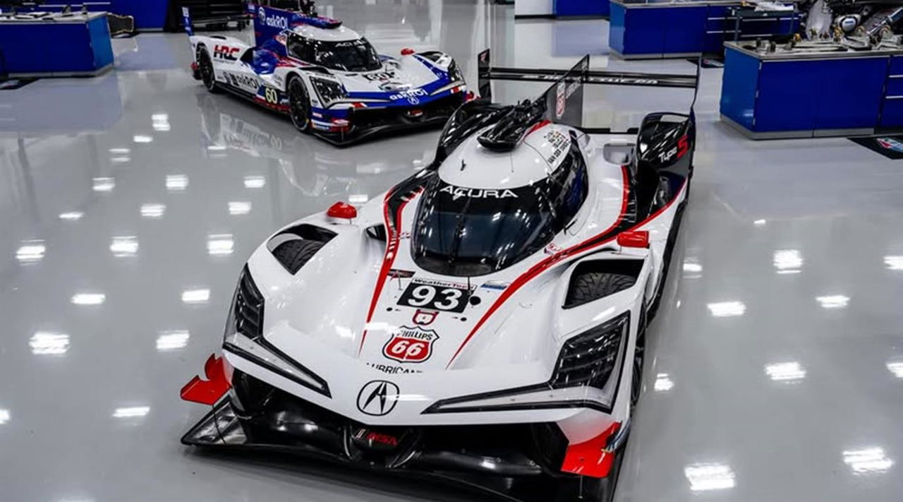 El Acura ARX-06 de Meyer Shank Racing destaca por su agresivo diseño y aerodinámica.