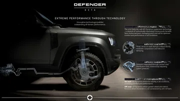El Defender Octa destaca por su robustez y su elevado rendimiento fuera de carretera.