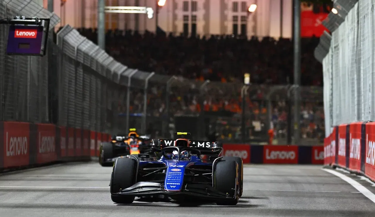 Franco Colapinto en el Gran Premio de Singapur