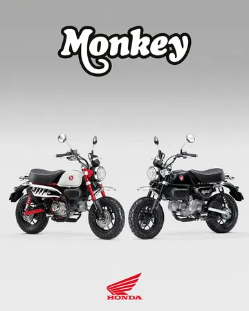 La Honda Monkey 125 2025, un ícono en miniatura que combina estilo retro y eficiencia.