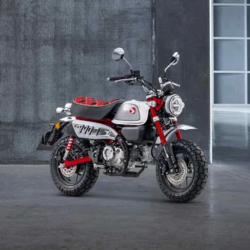 Honda Monkey 125, diseño retro y compacto ideal para la ciudad.