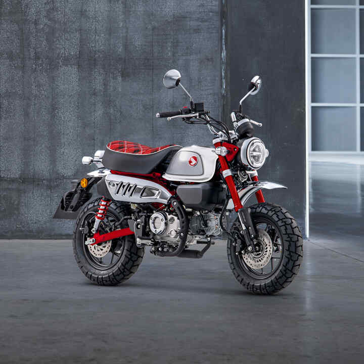 Honda Monkey 125, diseño retro y compacto ideal para la ciudad.