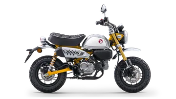 La Honda Monkey 125 CC destaca por su diseño compacto y juguetón.