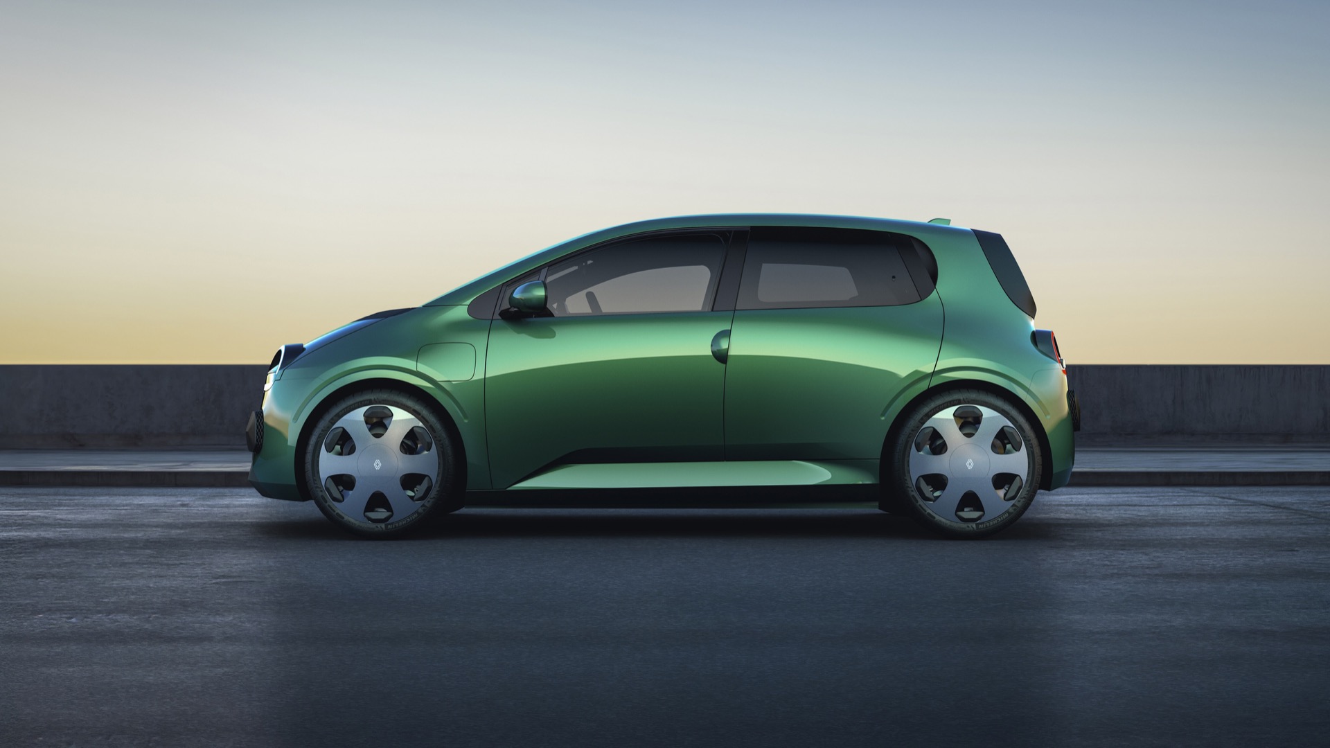 El Renault Twingo de 2025 revive el estilo funky de los 90 con colores brillantes.
