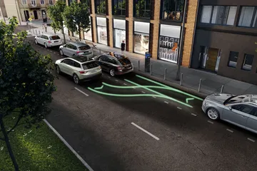 Vista lateral del Skoda Enyaq 2025, destacando su diseño moderno y elegante.