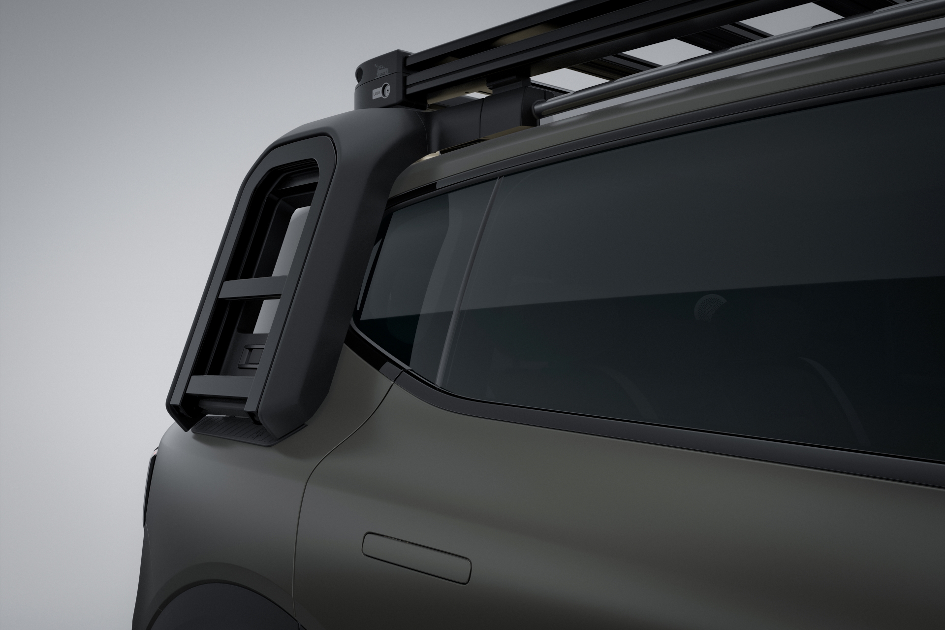 Vista del diseño robusto y funcional del SUV 4x4, ideal para aventuras.