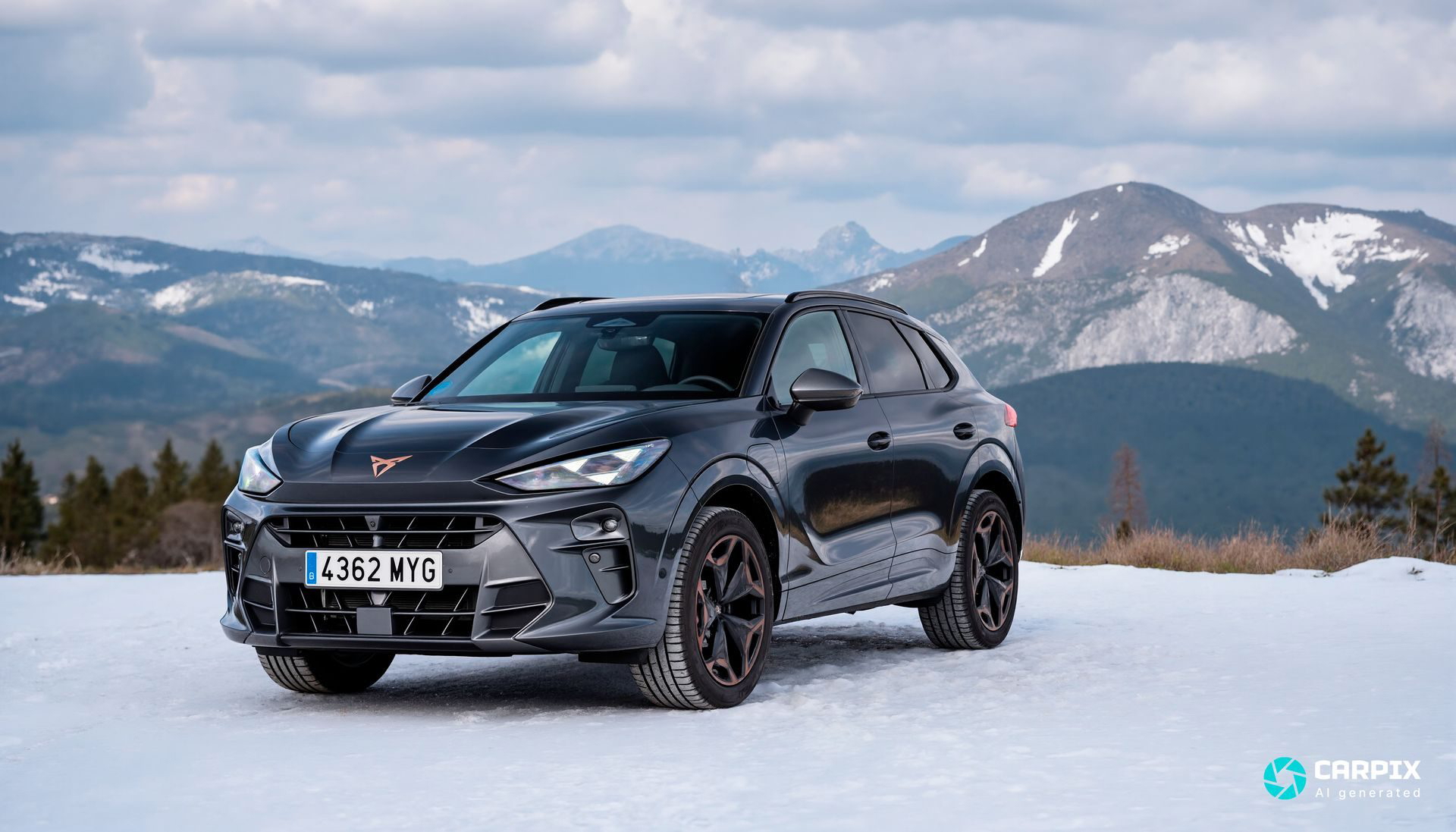 El nuevo Cupra Terramar destaca por un diseño deportivo y robusto, fusionando elegancia y agresividad.