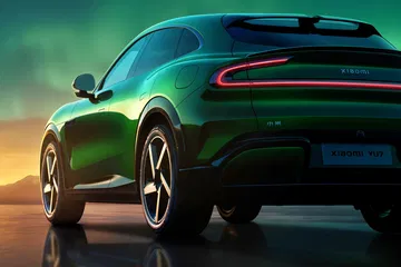 El nuevo SUV de Xiaomi muestra un diseño aerodinámico y moderno.