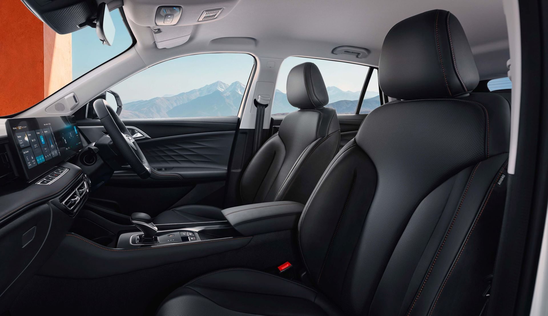 Cabina del MG HS Hybrid+ con asientos confortables y acabados de calidad.