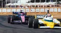El equipo Alpine compite en Goodwood con su monoplaza y un clásico Renault.