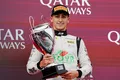 Mari Boya celebra su victoria en Silverstone, destacando su éxito en F3.