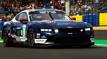 El Ford Mustang GT3 se prepara para competir en Le Mans 2025.