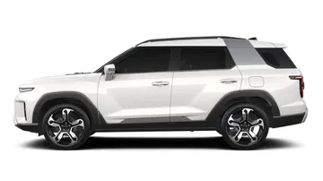 Vista lateral del KGM Torres, un SUV espacioso y económico, ideal para el mercado español.