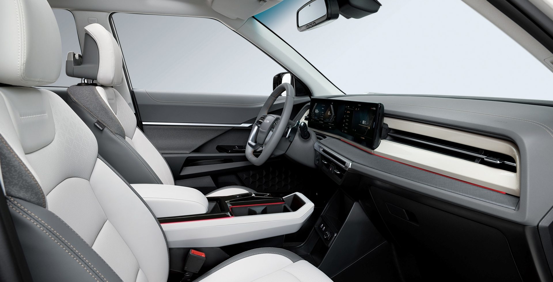 Detalles del interior moderno y confortable, ideal para cualquier viaje.