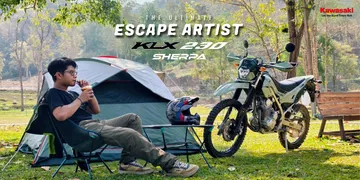 Esta Kawasaki de enduro es ideal para aventureros, con un diseño robusto y auténtico.