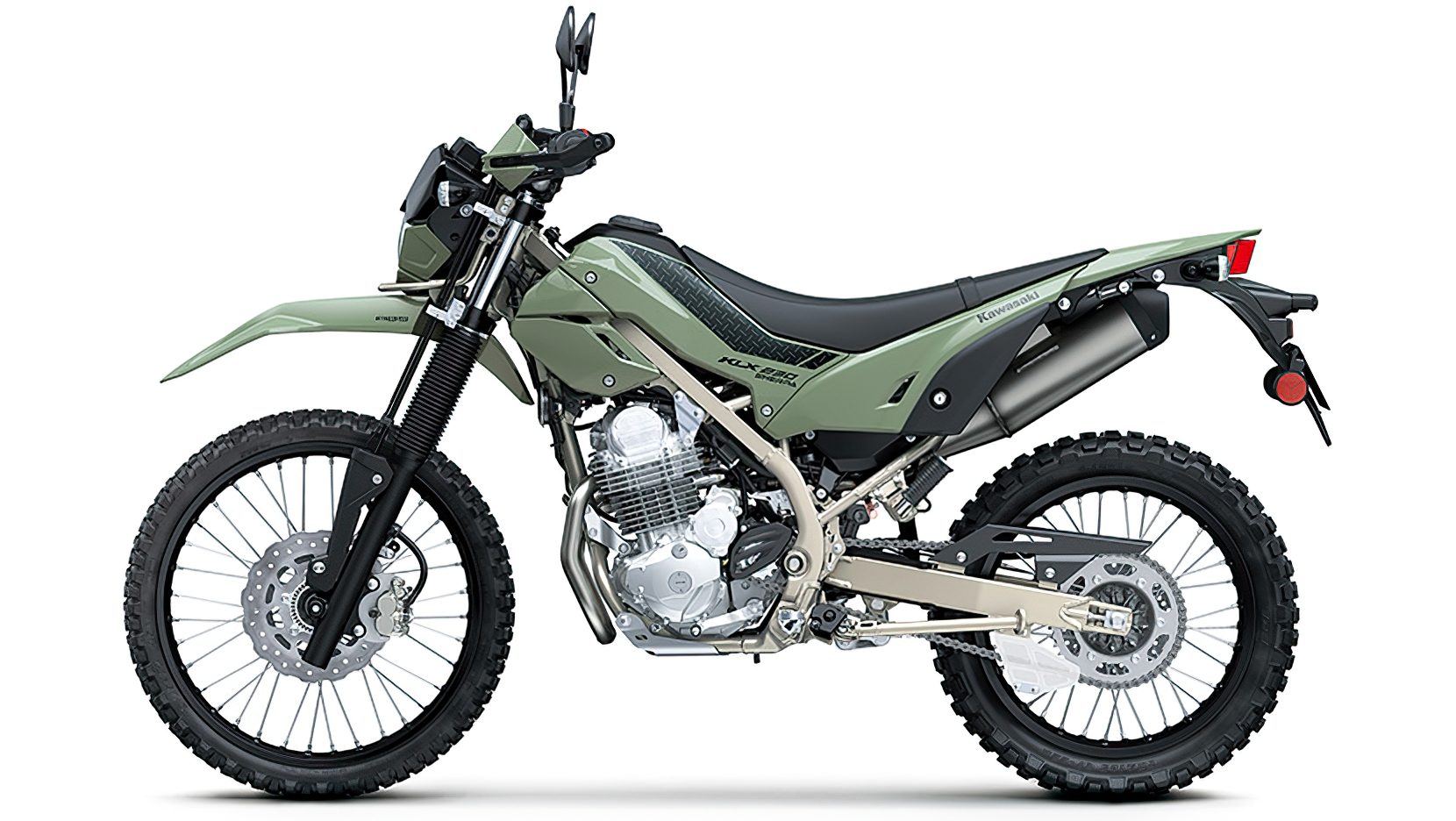 Esta enduro es una roca todoterreno, simple y económica, con ABS y estética aventurera.
