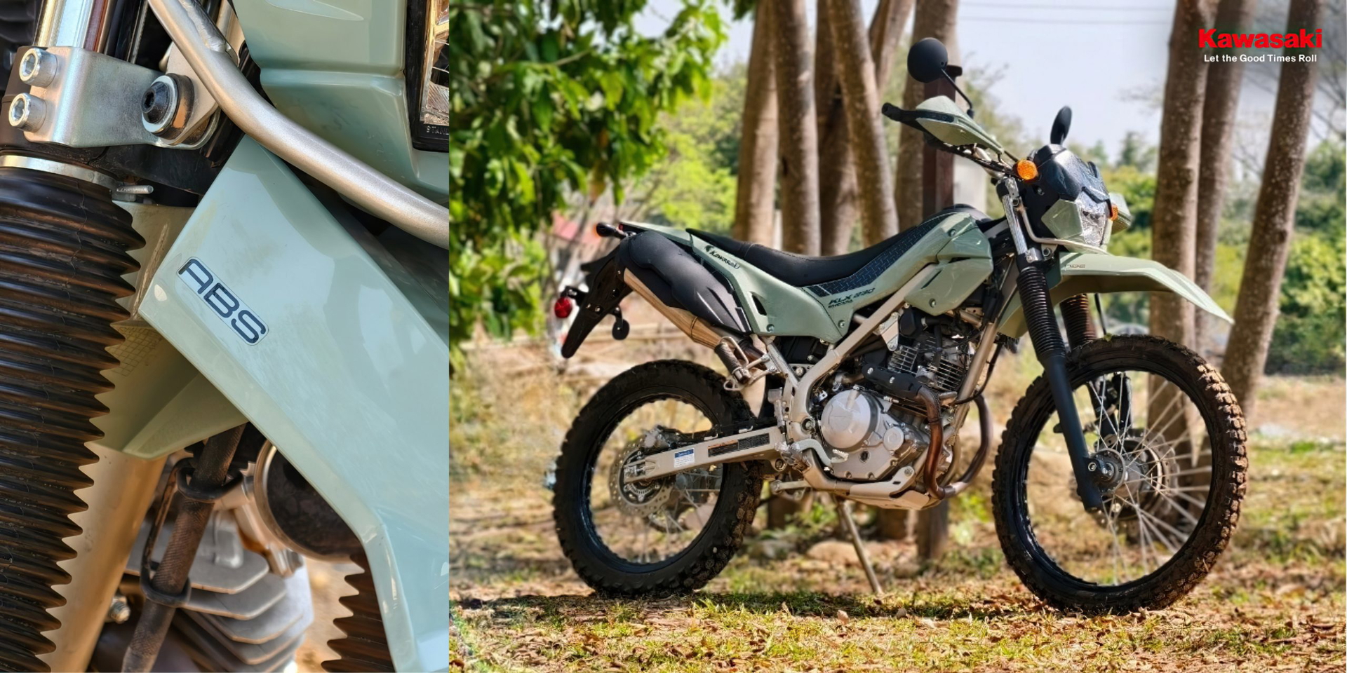 Esta Kawasaki de enduro combina robustez y aventura, perfecta para el off-road.