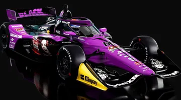El coche de Felix Rosenqvist destaca por su colorido diseño en Mid-Ohio.