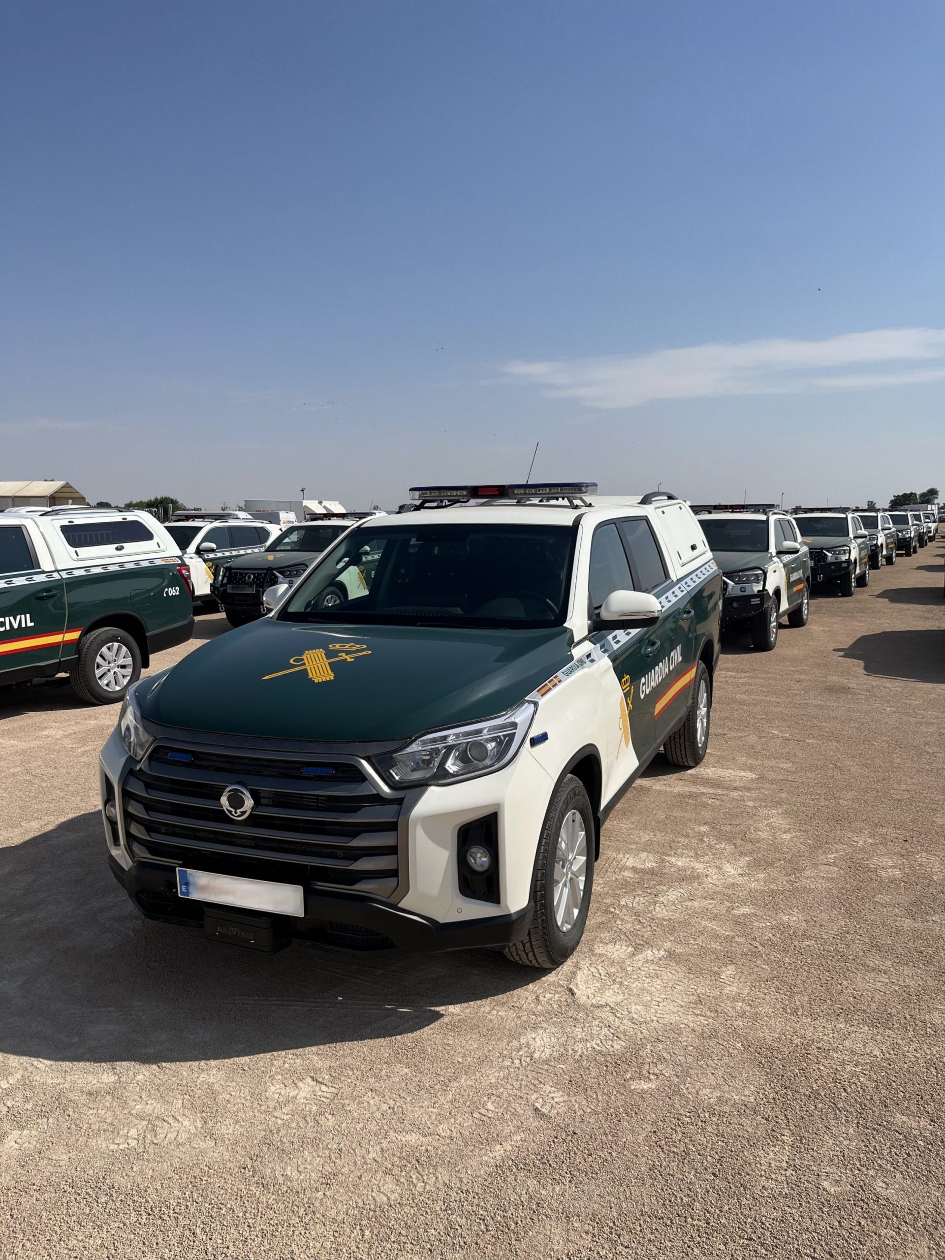La Guardia Civil incorpora un robusto 4x4, perfecto para sus operaciones.