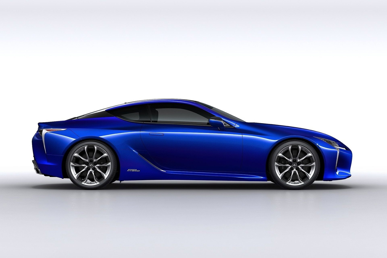 Impresionante perfil del Lexus LC, combina elegancia y deportividad.