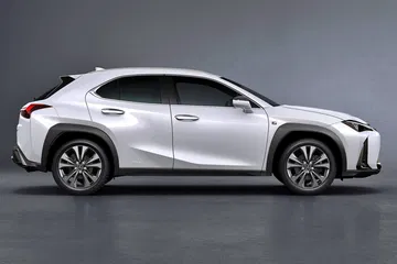 El Lexus UX combina elegancia y tecnología en un SUV híbrido atractivo.