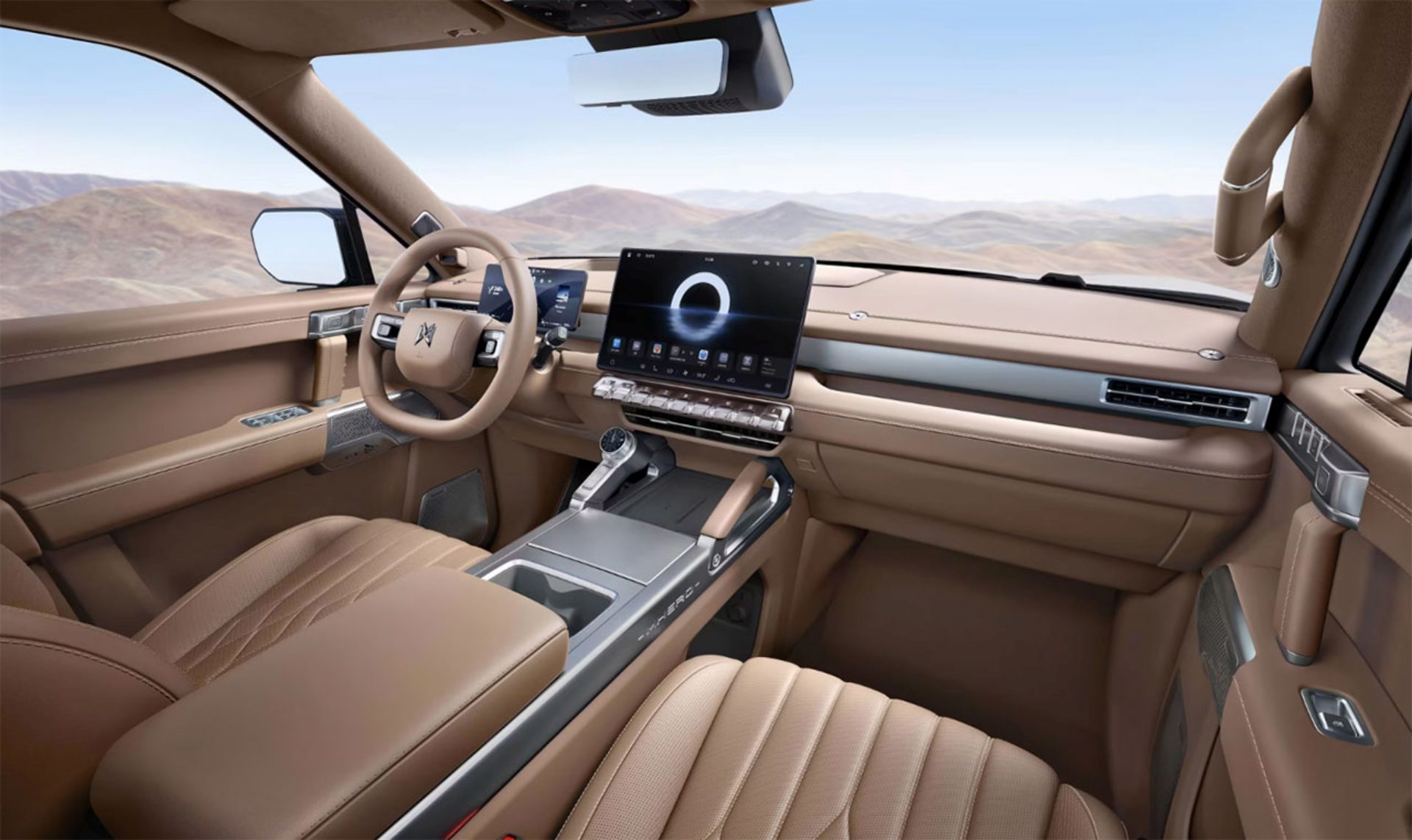 Cabina moderna y espaciosa, ideal para aventuras. Acabados de calidad y tecnología avanzada.