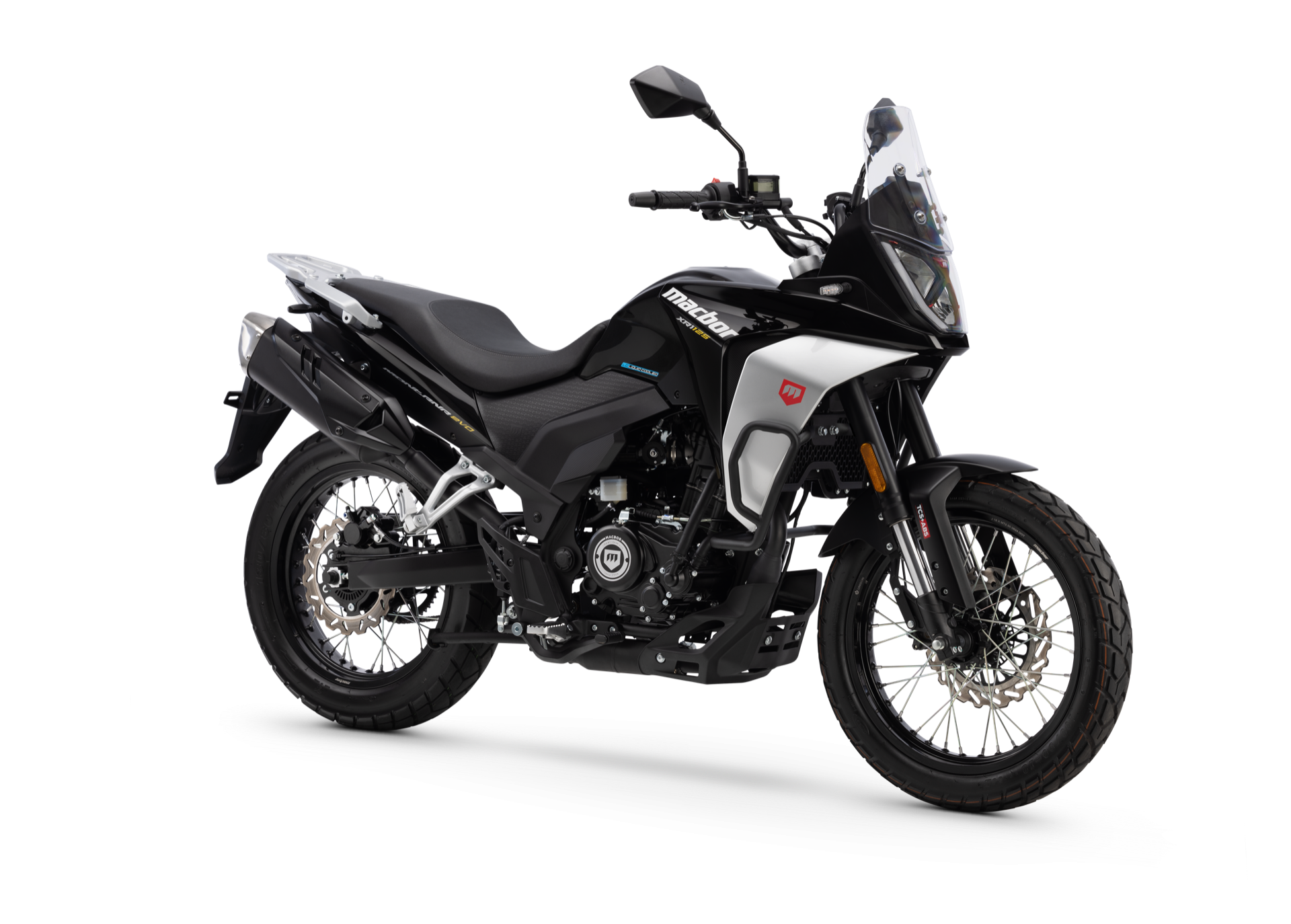 La Macbor Montana XR1 EVO presenta un diseño robusto y versátil, ideal para la aventura.