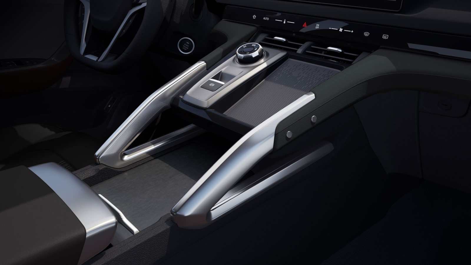 maxus t60, interior ergonómico y moderno con detalles en aluminio