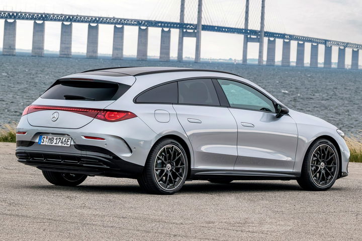 El Mercedes-Benz CLA Shooting Brake eléctrico ofrece un diseño dinámico y elegante.