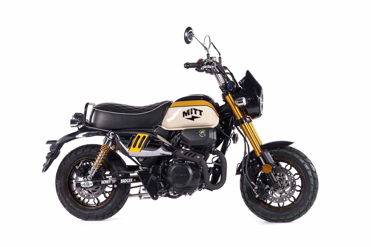 La Mitt Ibiza es una minimoto asequible que compite con la Honda MSX Grom.