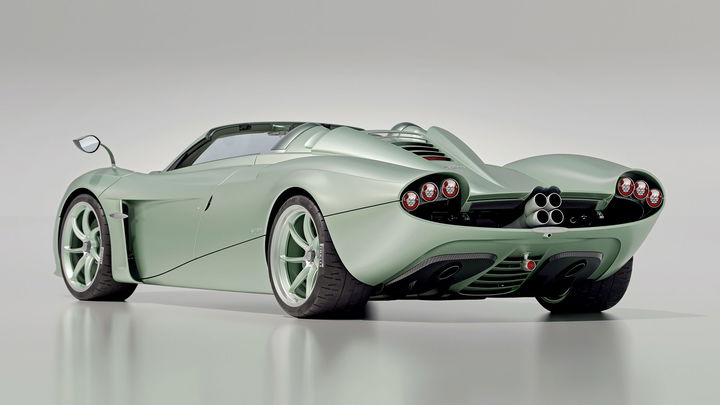 El Pagani Huayra Codalunga Speedster fusiona arte y rendimiento con 864 CV.