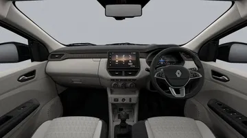 Interior del Renault Triber con un diseño funcional y espacio para 7 plazas.