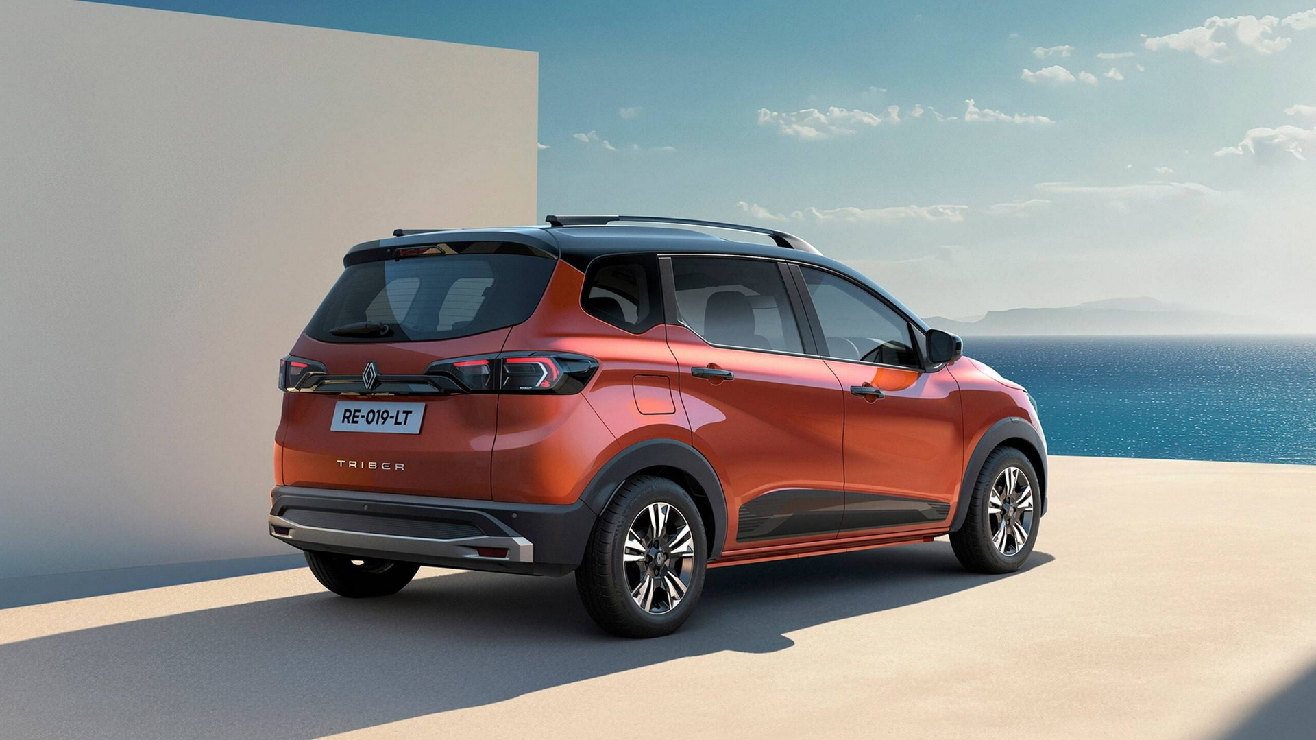 Renault Triber, un SUV compacto con capacidad para siete pasajeros.