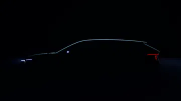 El teaser presenta el perfil elegante y aerodinámico del Skoda Vision O.