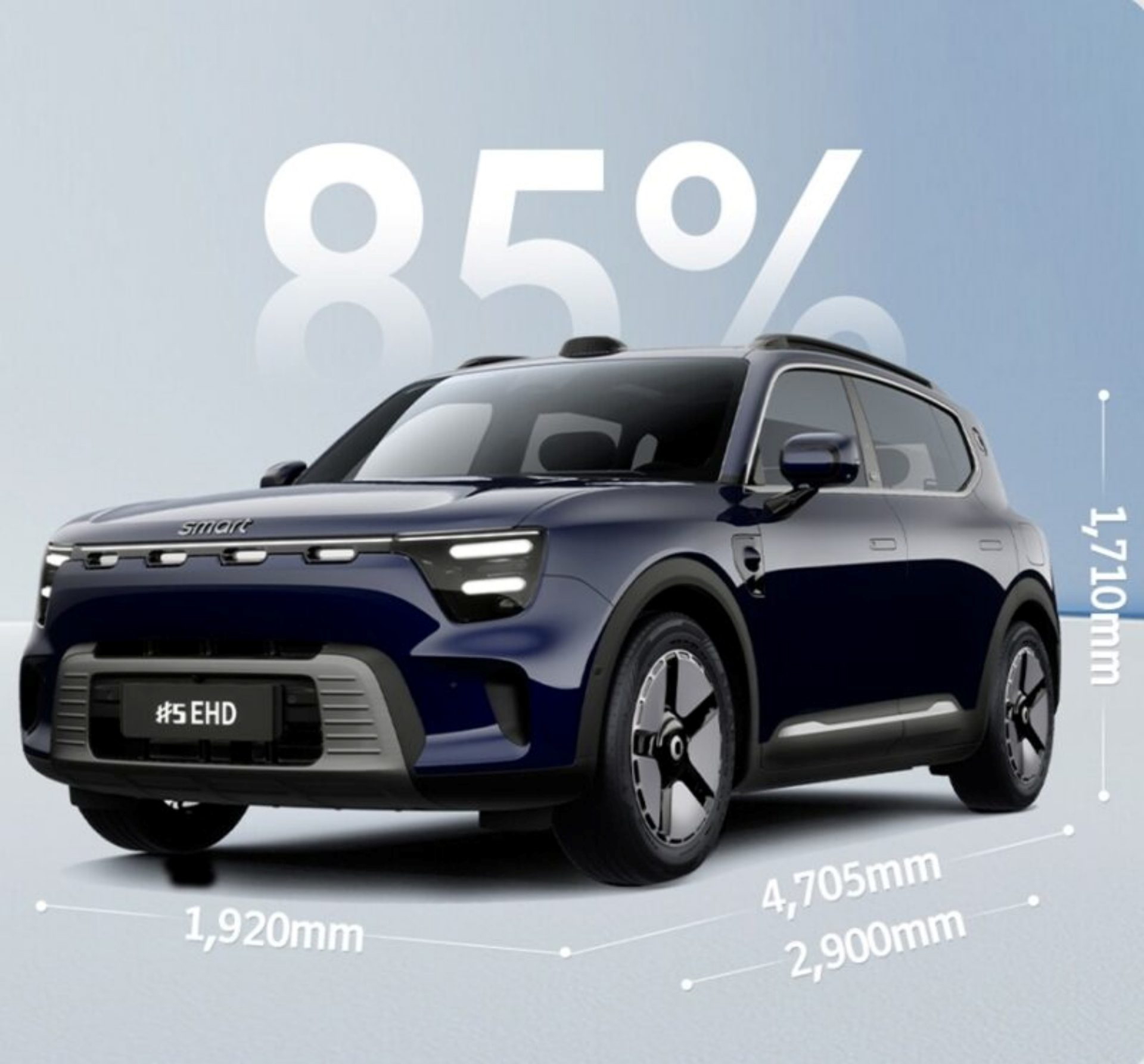 Este SUV híbrido destaca por su diseño moderno y eficiente. Ideal para la movilidad urbana.