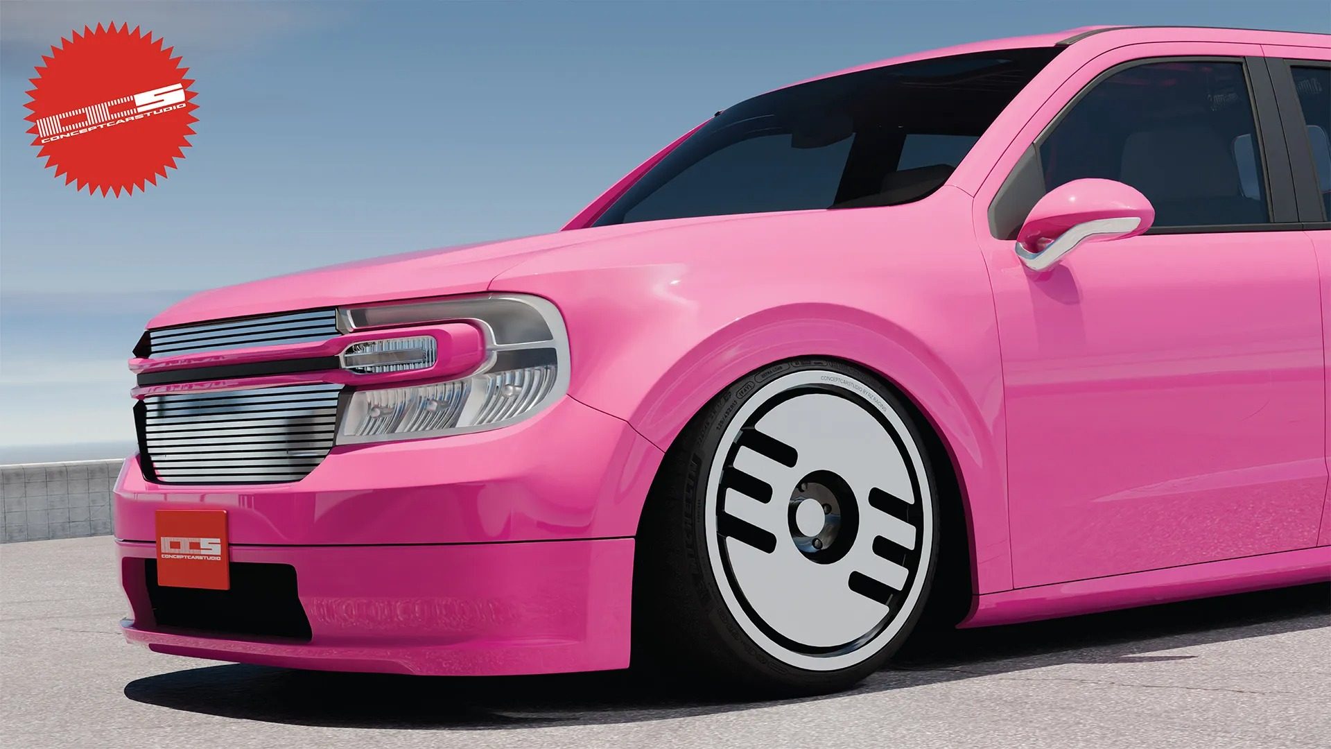 Un modelo llamativo en color rosa, ideal para los amantes de personalizaciones audaces.
