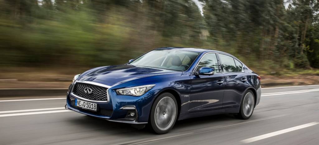 El Infiniti Q50 hÃbrido es una berlina de 364 CV, bien equipada, con un precio de 48.750 euros El Infiniti Q50 hÃbrido es una berlina de 364 CV, bien equipada, con un precio de 48.750 euros
