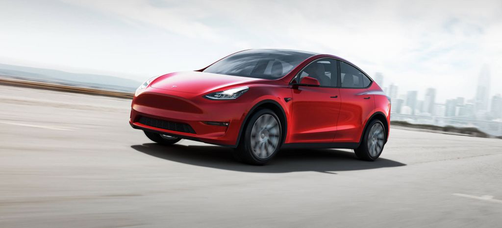 Tesla Model Y 2019 Rojo Frontal Exterior thumbnail
