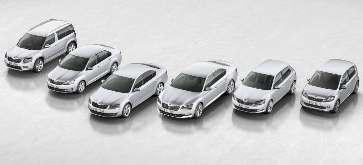 150527 SKODA Model Range 2015