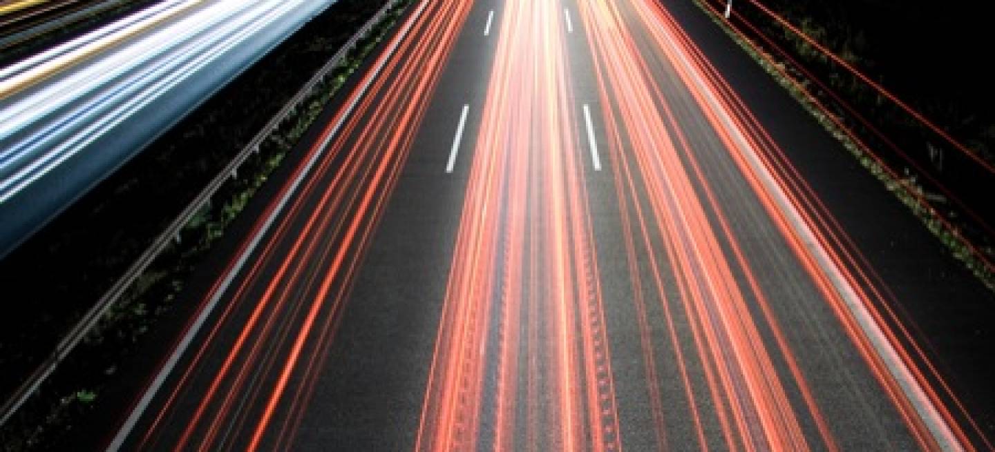 Autobahn de noche