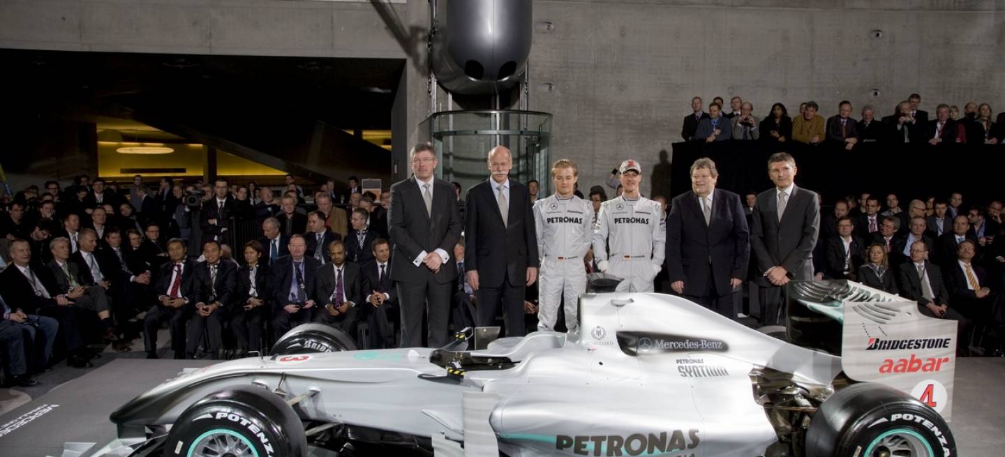 Presentación oficial de Mercedes GP-Petronas 2010