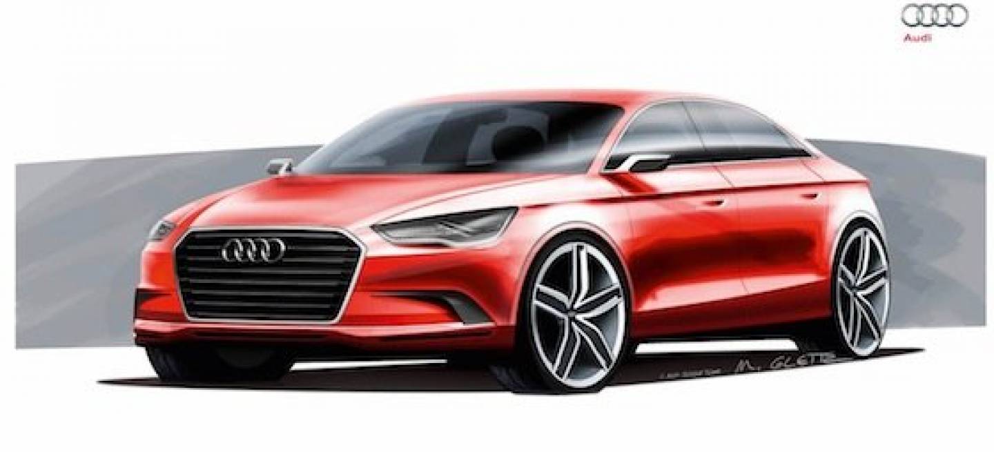 Audi A3 Concept - Bocetos (Salón de Ginebra 2011)