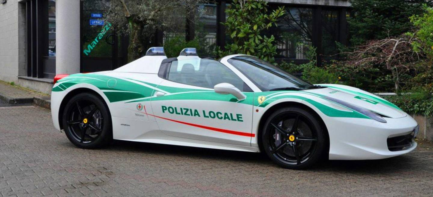 Ferrari 458 Spider Milan Police -1