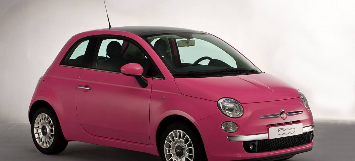 Fiat 500 Pink