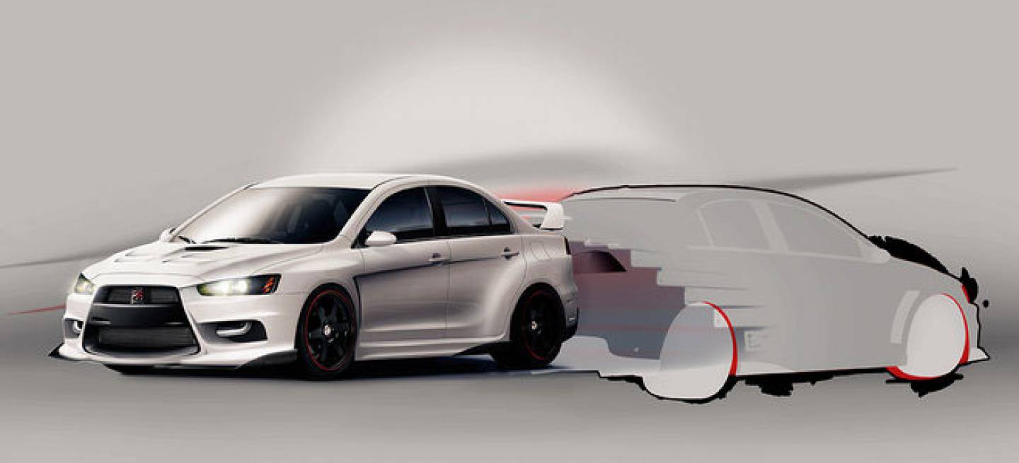 Mitsubishi Lancer Evolution X Streamside