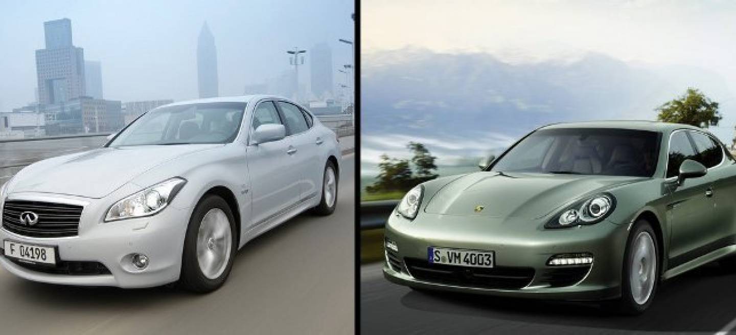 Porsche Panamera VS Infiniti M35h